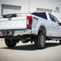 aFe Apollo GT Series 3-1/2in 409 SS Axle-Back Exhaust 17-20 Ford F-250/F-350 Black Tips w/o Muffler - Mufflers &
