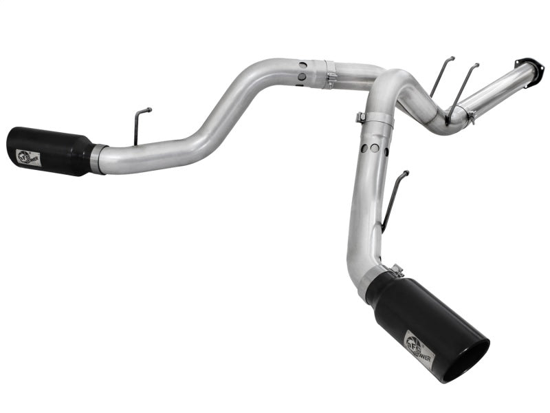 aFe Atlas Exhaust 4in DPF-Back Al Steel 11-14 Ford Diesel Trucks V8-6.7L (td) - Mufflers & Tips