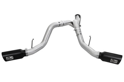 aFe Atlas Exhaust 4in DPF-Back Al Steel 11-14 Ford Diesel Trucks V8-6.7L (td) - Mufflers & Tips