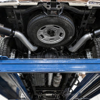 aFe Atlas Exhaust 4in Dual DPF-Back Al Steel w/ Pol Tips 16-17 GM Diesel Truck V8-6.6L (td) LML - Mufflers &