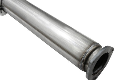 aFe Atlas Exhausts 5in DPF-Back Aluminized Steel Exhaust System 2015 Ford Diesel V8 6.7L (td) No Tip - Mufflers & Tips