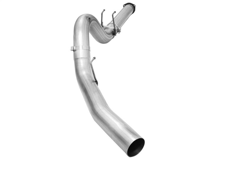 aFe Atlas Exhausts 5in DPF-Back Aluminized Steel Exhaust System 2015 Ford Diesel V8 6.7L (td) No Tip - Mufflers & Tips