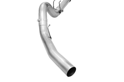 aFe Atlas Exhausts 5in DPF-Back Aluminized Steel Exhaust System 2015 Ford Diesel V8 6.7L (td) No Tip - Mufflers & Tips
