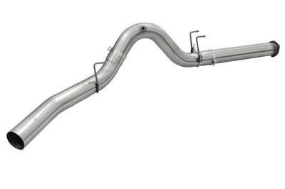 aFe Atlas Exhausts 5in DPF-Back Aluminized Steel Exhaust System 2015 Ford Diesel V8 6.7L (td) No Tip - Mufflers & Tips