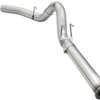 aFe Atlas Exhausts 5in DPF-Back Aluminized Steel Exhaust System 2015 Ford Diesel V8 6.7L (td) No Tip - Mufflers & Tips