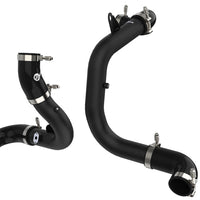 aFe BladeRunner 15-20 VW GTI (MKVII) L4-2.0L (t) Aluminum Hot and Cold Charge Pipe Kit Black - Forced Induction