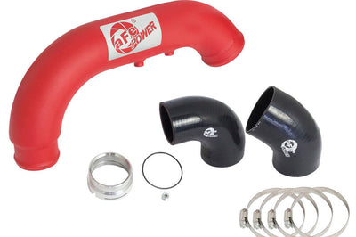 aFe BladeRunner 3in Red IC Tube Cold Side w/ Coupling & Clamp Kit 2016 GM Colorado/Canyon 2.8L - Forced Induction
