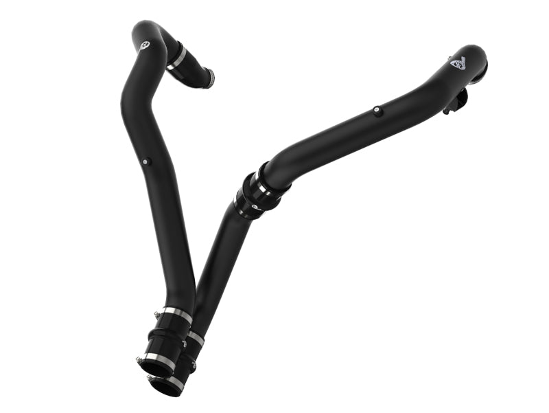aFe Bladerunner Intercooler Tubes Hot Side 2.5in 17-20 Ford F-150 Raptor V6 3.5L(tt) - Forced Induction