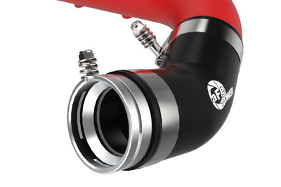 aFe BladeRunner Red 2-3/4in Aluminum Charge Pipe 2021 Toyota Supra GR (A90) I4-2.0L (t) B48 - Forced Induction