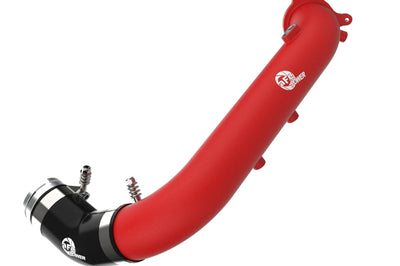 aFe BladeRunner Red 2-3/4in Aluminum Charge Pipe 2021 Toyota Supra GR (A90) I4-2.0L (t) B48 - Forced Induction