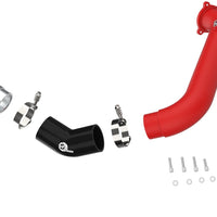 aFe BladeRunner Red 2-3/4in Aluminum Charge Pipe 2021 Toyota Supra GR (A90) I4-2.0L (t) B48 - Forced Induction