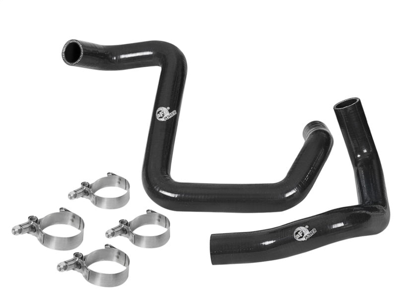 aFe BladeRunner Silicone Radiator Hose Kit 12-18 Jeep Wrangler (JK) V6 3.6L - Black - Cooling