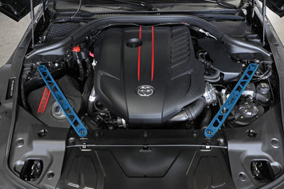 aFe CONTROL 304 Stainless Steel Front Suspension Strut Brace Blue - Toyota GR Supra (A90) 20-21