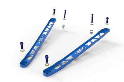 aFe CONTROL 304 Stainless Steel Front Suspension Strut Brace Blue - Toyota GR Supra (A90) 20-21