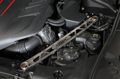 aFe CONTROL 304 Stainless Steel Front Suspension Strut Brace Raw - Toyota GR Supra (A90) 20-21