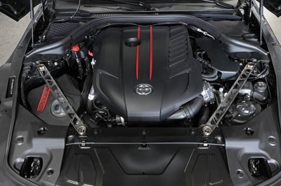 aFe CONTROL 304 Stainless Steel Front Suspension Strut Brace Raw - Toyota GR Supra (A90) 20-21