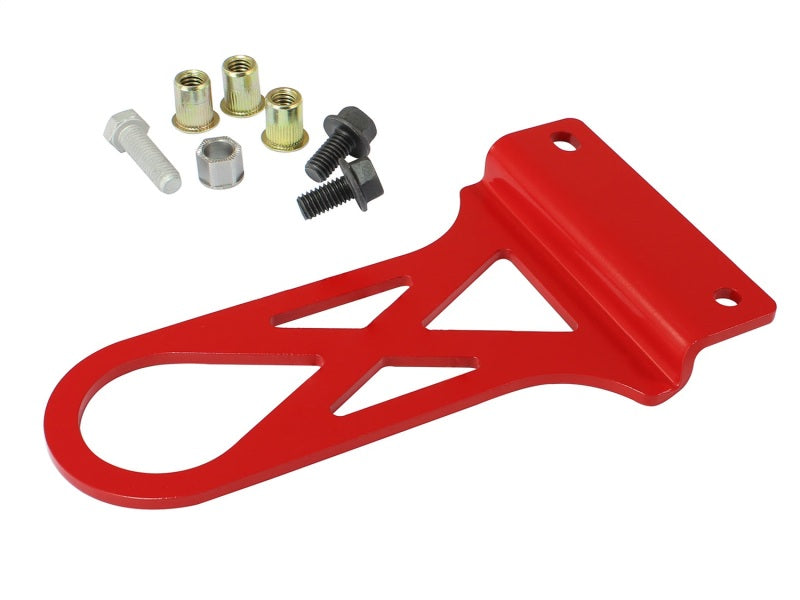 aFe Control PFADT Series Front Tow Hook Red 97-04 Chevrolet Corvette (C5) - Exterior Styling