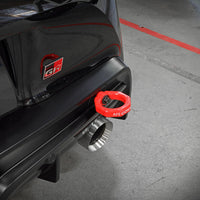 aFe Control Rear Tow Hook Red 20-21 Toyota GR Supra (A90) - Exterior Styling