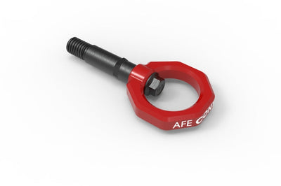 aFe Control Rear Tow Hook Red 20-21 Toyota GR Supra (A90) - Exterior Styling