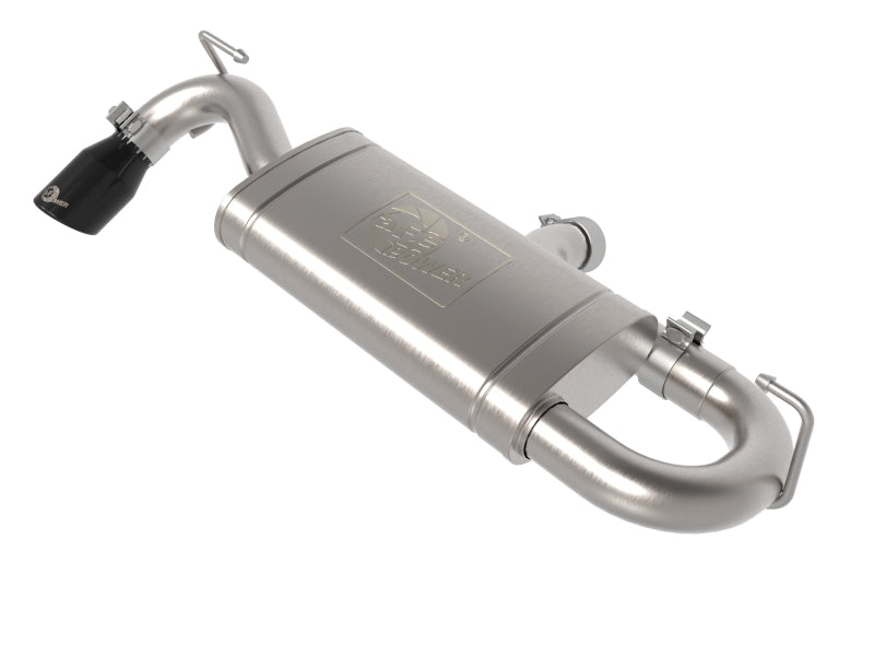 aFe Ford Bronco Sport 21-22 L3-1.5L (t)/L4-2.0L (t) Vulcan Axle-Back Exhaust System- Black Tips - Mufflers &