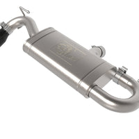 aFe Ford Bronco Sport 21-22 L3-1.5L (t)/L4-2.0L (t) Vulcan Axle-Back Exhaust System- Black Tips - Mufflers &