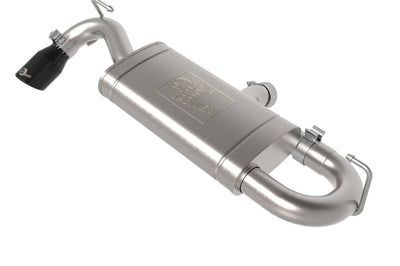 aFe Ford Bronco Sport 21-22 L3-1.5L (t)/L4-2.0L (t) Vulcan Axle-Back Exhaust System- Black Tips - Mufflers &