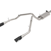 aFe Gemini XV 3in 304 SS Cat-Back Exhaust 19-21 Ram 1500 V8 5.7L Hemi w/ Black Tips - Mufflers &