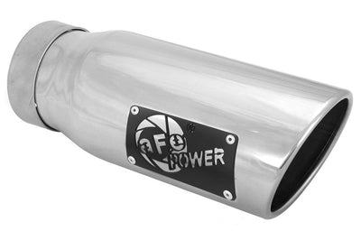 aFe Gemini XV 3in 304 SS Cat-Back Exhaust 2021 Ford F-150 V6 2.7L/3.5L (tt)/V8 5.0L w/ Polished Tips - Mufflers &