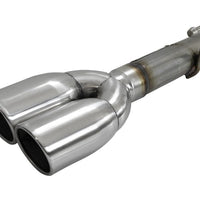 aFe Gemini XV 3in 304 SS Cat-Back Exhaust w/ Cutout 19-21 GM Silverado/Sierra 1500 V8- Black Tips - Mufflers &