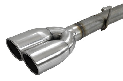 aFe Gemini XV 3in 304 SS Cat-Back Exhaust w/ Cutout 19-21 GM Silverado/Sierra 1500 V8- Black Tips - Mufflers &