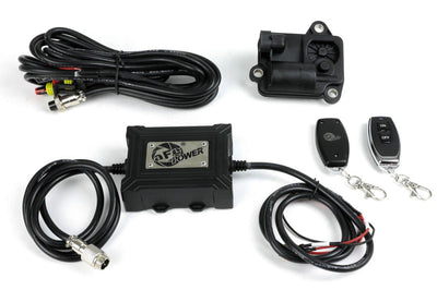 aFe Gemini XV 3in 304 SS Cat-Back Exhaust w/ Cutout 19-21 GM Silverado/Sierra 1500 V8- Black Tips - Mufflers &