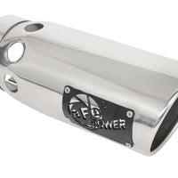 aFe Large Bore-HD 3in 409-SS DPF-Back Exhaust System w/ Polished Tip 14-19 RAM 1500 V6 3.0L (td) - Mufflers & Tips