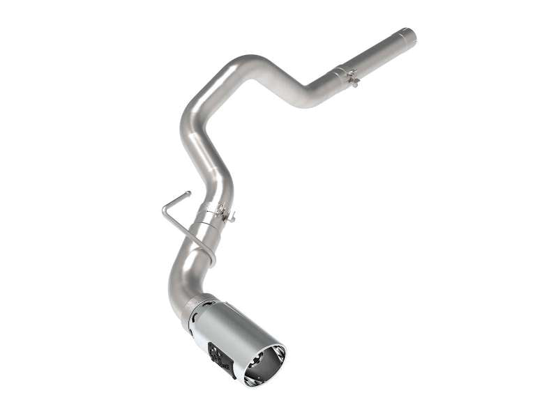 aFe Large Bore-HD 3in 409-SS DPF-Back Exhaust System w/ Polished Tip 14-19 RAM 1500 V6 3.0L (td) - Mufflers & Tips