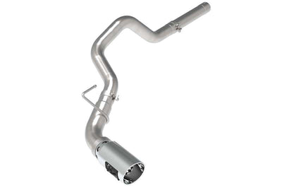 aFe Large Bore-HD 3in 409-SS DPF-Back Exhaust System w/ Polished Tip 14-19 RAM 1500 V6 3.0L (td) - Mufflers & Tips