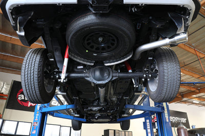 aFe Large Bore-HD 3in 409SS DPF-Back 20-21 GM Trucks L6-3.0L (td) LM2 - Polished Tip - Exhaust Mufflers & Tips