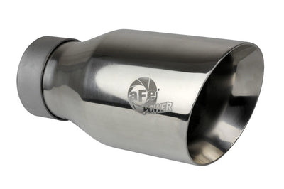aFe Large Bore-HD 3in 409SS DPF-Back 20-21 GM Trucks L6-3.0L (td) LM2 - Polished Tip - Exhaust Mufflers & Tips