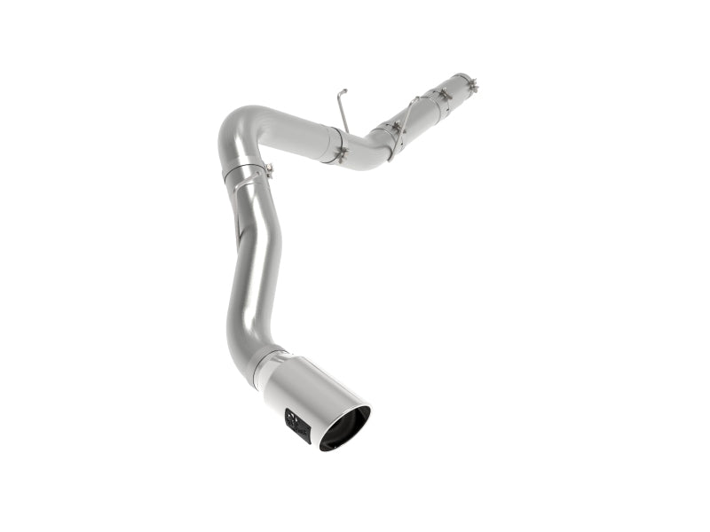 aFe LARGE BORE HD 5in 409-SS DPF-Back Exhaust w/Pol Tip 19-20 Ram Diesel Trucks L6-6.7L (td) - Mufflers & Tips