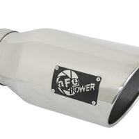 aFe LARGE BORE HD 5in 409-SS DPF-Back Exhaust w/Pol Tip 19-20 Ram Diesel Trucks L6-6.7L (td) - Mufflers & Tips