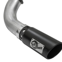 aFe LARGE Bore HD DPF-Back SS Exhaust w/ Black Tip 2016 Nissan Titan XD V8-5.0L (td) - Mufflers & Tips