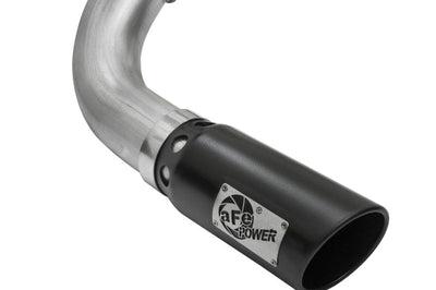 aFe LARGE Bore HD DPF-Back SS Exhaust w/ Black Tip 2016 Nissan Titan XD V8-5.0L (td) - Mufflers & Tips
