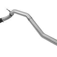 aFe LARGE Bore HD DPF-Back SS Exhaust w/ Black Tip 2016 Nissan Titan XD V8-5.0L (td) - Mufflers & Tips