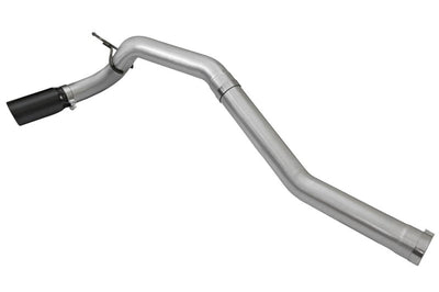 aFe LARGE Bore HD DPF-Back SS Exhaust w/ Black Tip 2016 Nissan Titan XD V8-5.0L (td) - Mufflers & Tips