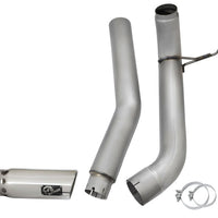 aFe LARGE Bore HD Exhausts 5in DPF-Back SS-409 2016 Nissan Titan XD V8-5.0L CC/SB (td) - Exhaust Mufflers & Tips