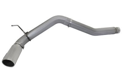 aFe LARGE Bore HD Exhausts 5in DPF-Back SS-409 2016 Nissan Titan XD V8-5.0L CC/SB (td) - Exhaust Mufflers & Tips