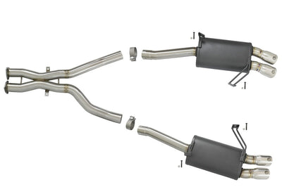 aFe MACH Force-Xp 2-1/2in 304 SS Cat-Back Exhaust w/Polished Tips 05-08 BMW Z4 M Coupe (E86) L6 3.2L - Mufflers &