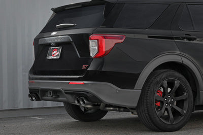 aFe MACH Force-Xp 2.5in. 304 SS C/B Exhaust 20-21 Ford Explorer V6-3.0L - Black Tip - Mufflers & Tips
