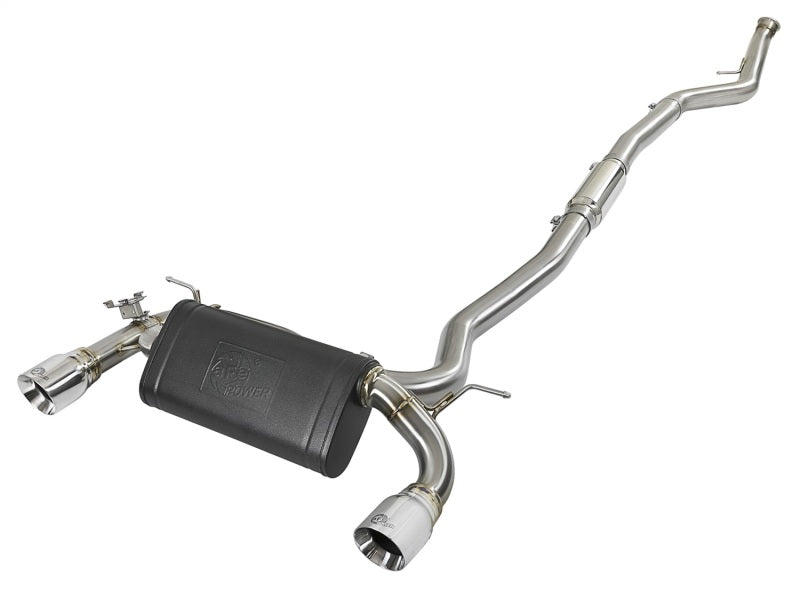 aFe MACH Force-Xp 3in 304 SS Cat-Back Exhaust w/Polished Tips 12-15 BMW 335i (F30) L6 3.0L (t) N55 - Mufflers &