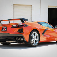 aFe MACH Force-Xp 3in to 2-1/2in 304SS Cat-Back (No Muff.) 2020 Chevy Corvette 6.2L - Carbon Tip - Exhaust Mufflers &