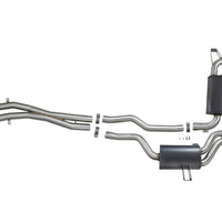 aFe MACH ForceXP 2.5 IN 304 Stainless Steel Cat-Back Exhaust System w/ Black Tips 01-06 BMW M3 (E46) - Mufflers &
