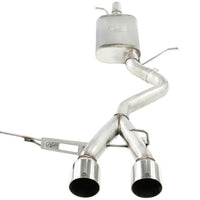 aFe MACHForce XP 2-1/2in SS-304 Cat-Back Exhausts w/ Polished Dual Tips 2008 VW Golf R32 V6-3.2L MKV - Exhaust Mufflers